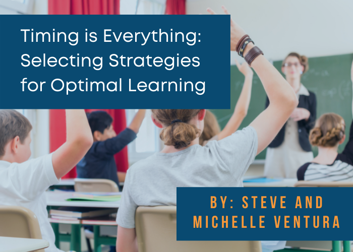 Timing is Everything: Selecting Strategies for Optimal Learning